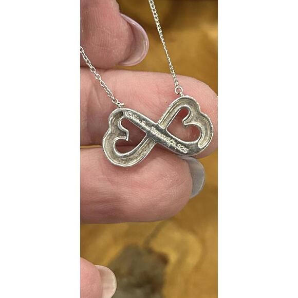 Tiffany & Co Paloma Picasso Double Heart Infinity Necklace